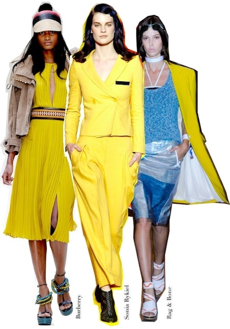 Модная тенденция 2012 – жёлтый цвет
