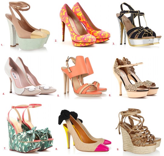 Конфетно-пастельное настроение. Топ 9 моделей обуви для летнего сезона 2012