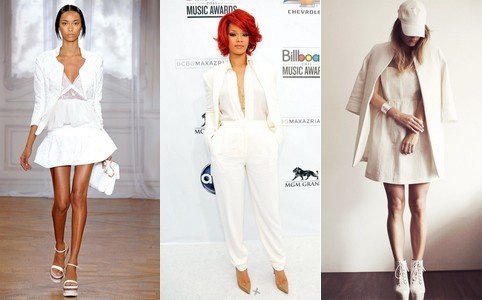 «Вся в белом» - модная тенденция лета 2012