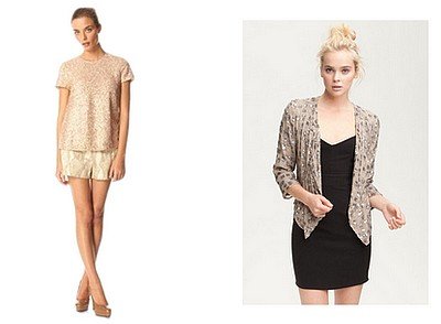 Блестящая одежда и аксессуары для дневного стиля – модный тренд лета 2012
