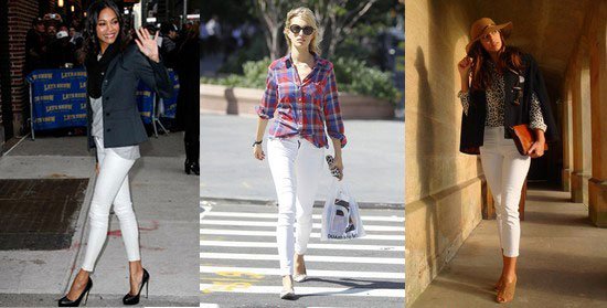 Белые джинсы – летний тренд 2012