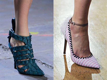 Обувь must-have для летнего сезона 2012 – туфли и босоножки с острыми носками